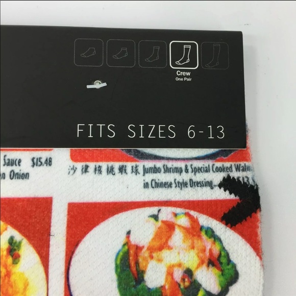 ODD SOX Chinese Takeout Menu Socks - Picture 4 of 6